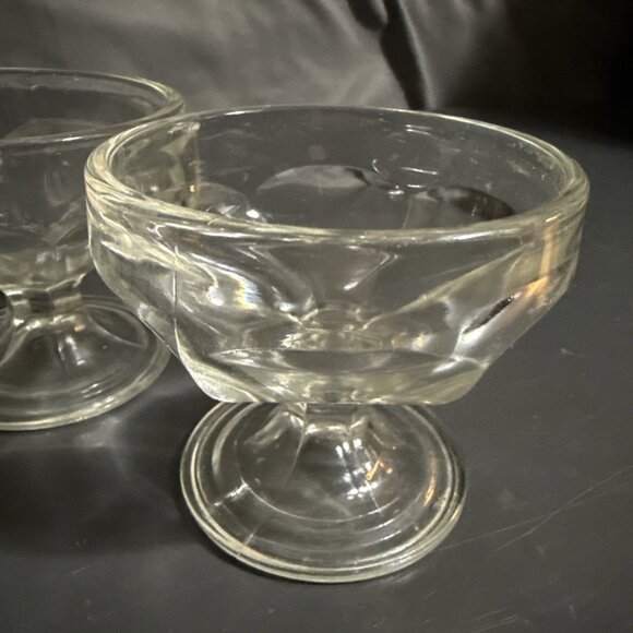Vintage Clear Federal Sherbet Footed Glass by Federal Glass Set of 2" - Picture 13 of 13
